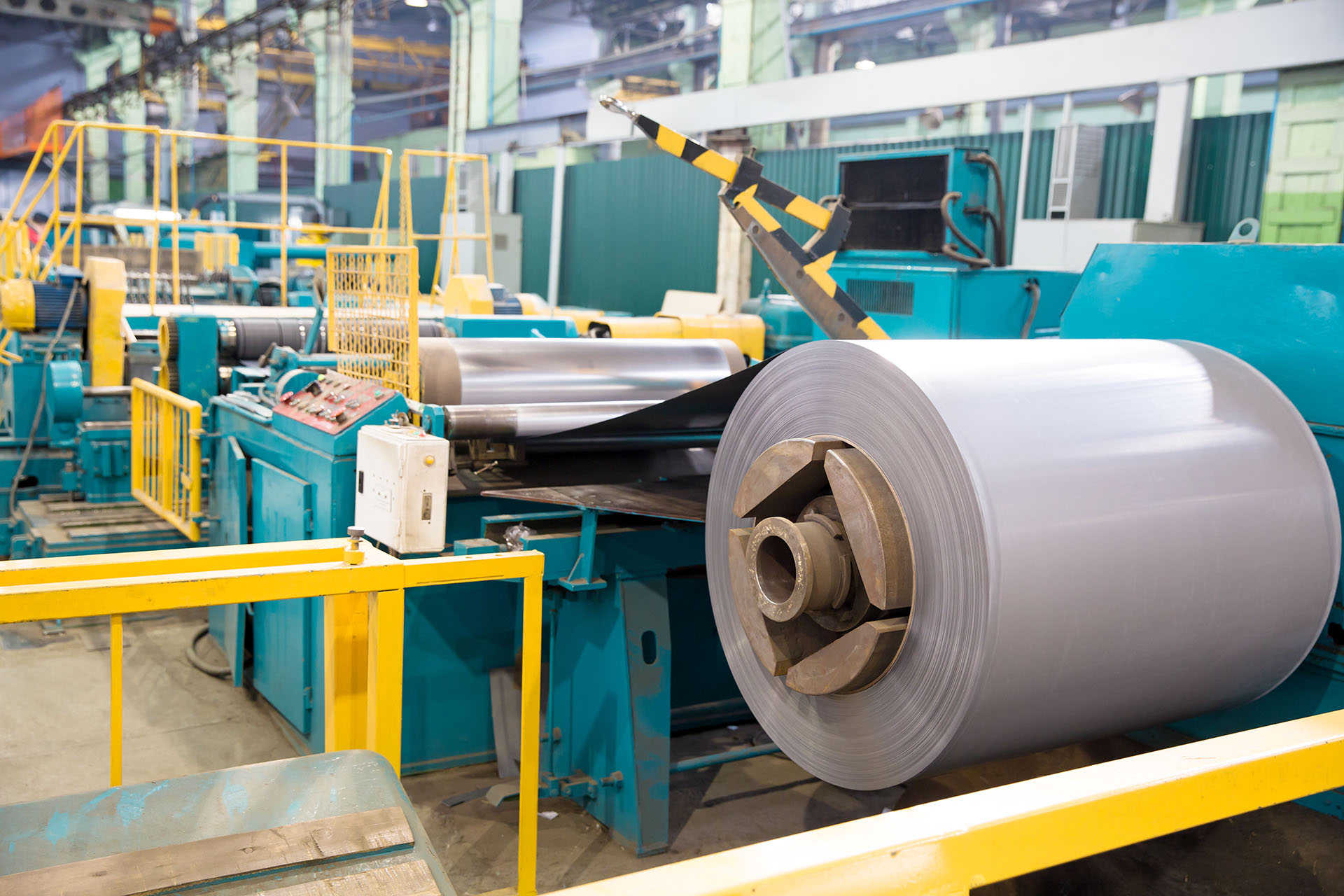 Roll transformer steel during cutting machining process
